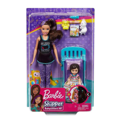 Barbie Bebek Bakıcısı Seti