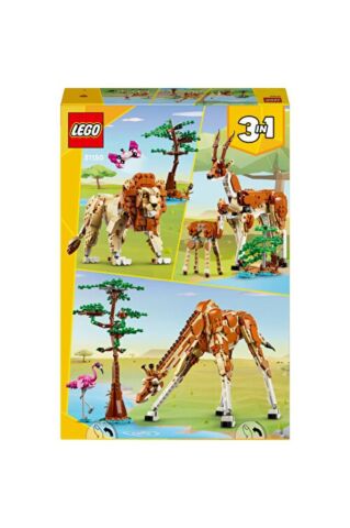 LEGO ® Creator Vahşi Safari Hayvanları 31150 - 3’ü 1 Arada Yaratıcı Oyuncak Yapım Seti (780 Parça)