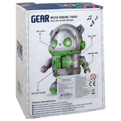 Işıklı Müzikli Robot Panda T-3A