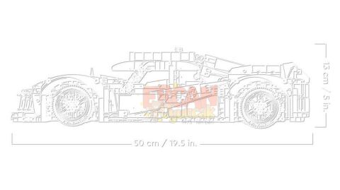 LEGO 42156 Technic Peugeot 9x8 24h Le Mans Hybrid Hypercar