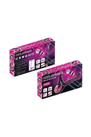 Pembe Işıklı Scooter Cool Wheels 5+ Fr58949