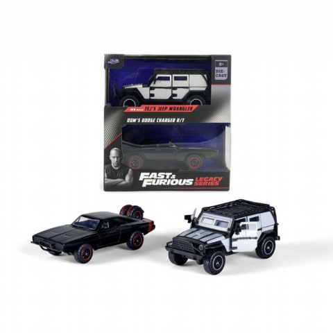 1:32 Ölçek Jada Hızlı ve Öfkeli Legacy Serisi Twin Pack w2