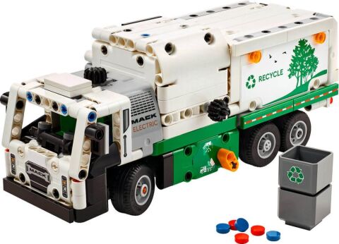 LEGO ® Technic Mack® LR Electric Çöp Kamyonu 42167 - Yaratıcı Oyuncak Model Yapım Seti (503 Parça)