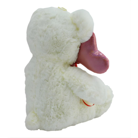 Peluş 50 Cm Kalpli Ayı