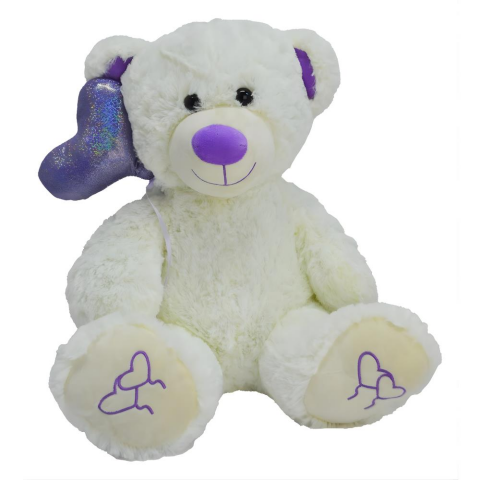 Peluş 50 Cm Kalpli Ayı