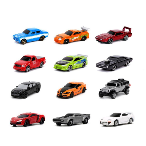 Hızlı & Öfkeli Sürpriz Paket Nano Model Araçları 12 Asorti