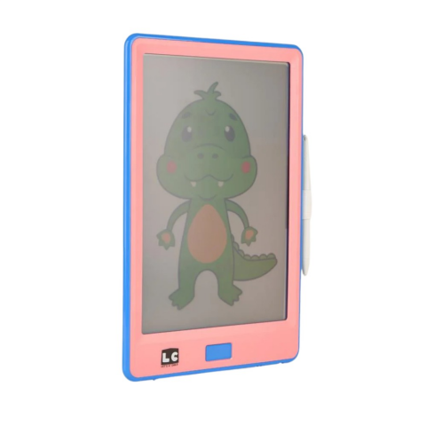 LC 10 Inch Şeffaf LCD Dijital 4 Adet Çizim Kartlı Tablet- Beyaz