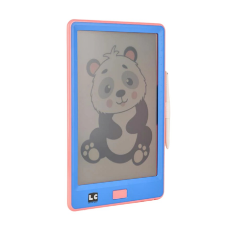 LC 10 Inch Şeffaf LCD Dijital 4 Adet Çizim Kartlı Tablet- Beyaz