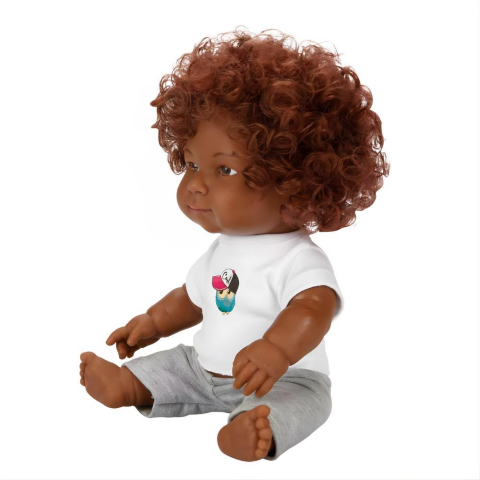 Dada Kıvırcık Saçlı Bebek 32 cm