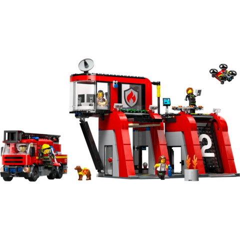 LEGO® City İtfaiye Kamyonlu İtfaiye Merkezi 60414