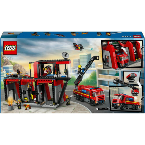 LEGO® City İtfaiye Kamyonlu İtfaiye Merkezi 60414