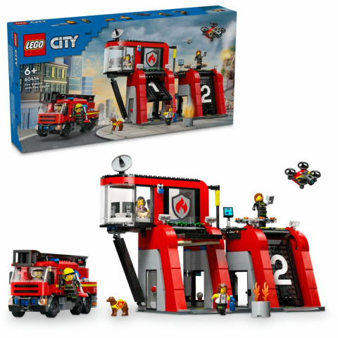 LEGO® City İtfaiye Kamyonlu İtfaiye Merkezi 60414