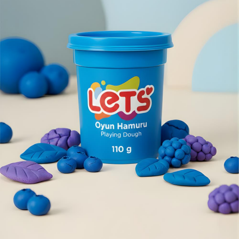 Let's Oyun Hamuru Tekli MAVİ RENK | 13 Renk Seçeneği