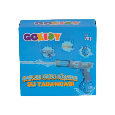 Şarjlı Işıklı Nişancı Su Tabancası 23 Cm