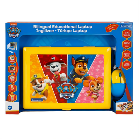 PAW Patrol İngilizce Türkçe Laptop 170 Fonksiyonlu