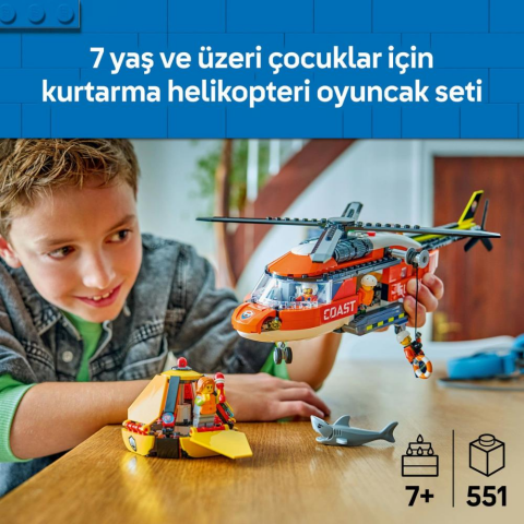 LEGO® City Sahil Güvenlik Helikopteri 60503